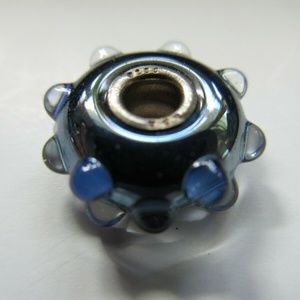 Trollbeads Authentic Blue Fizz Bead
